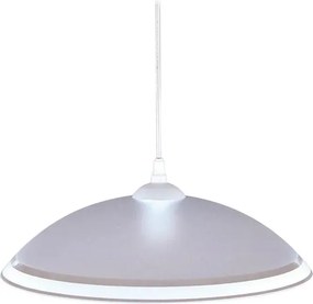 Biała lampa wisząca do kuchni E7-R81