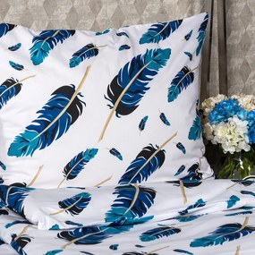 4Home Pościel bawełniana Feathers, 140 x 200 cm, 70 x 90 cm