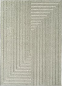 Dywan uniwersalny Nova 3D Geometria oliwkowy 280 cm x 370 cm