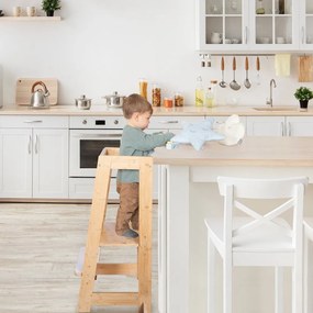 Bambusowy pomocnik kuchenny dla dzieci w naturalnym kolorze – Roba
