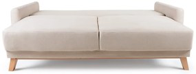 Beżowa sofa rozkładana Bonami Selection Pop