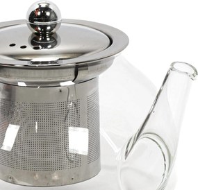 Szklany dzbanek, zaparzacz do herbaty - 850 ml