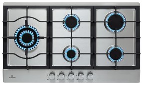 Klarstein Ignito 90cm Płyta gazowa 5 palników Srebrny