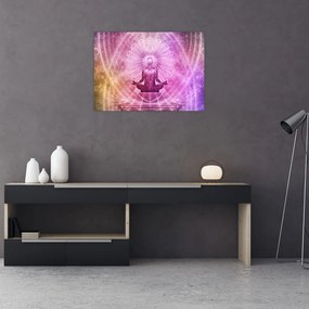 Obraz - aura medytacji (70x50 cm)