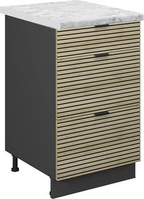 Szafka dolna do kuchni panel dębowy 50x60x82 fame-line