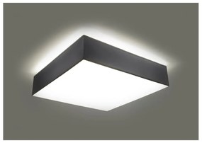 Szara lampa sufitowa 25x25 cm Mitra – Nice Lamps