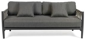 Ciemnoszara sofa ogrodowa Switch Rope – Diphano