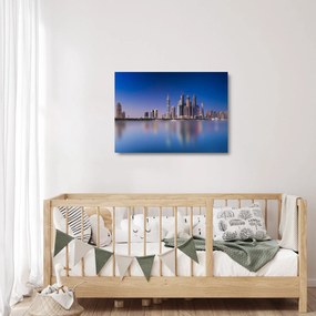 Obraz na szkle - drapacze chmur (70x50 cm)