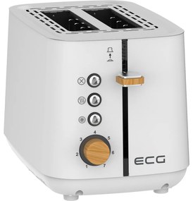 ECG ST 2768 toster Timber White