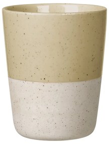 Beżowy ceramiczny kubek Blomus Sablo, 250 ml