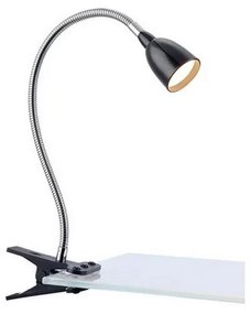 Markslöjd 106092 - LED Lampa stołowa z klipsem TULIP LED/3W/230V czarny