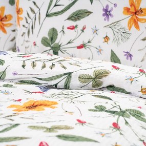 4Home Pościel z kory Wildflower Bliss, 140 x 220 cm, 70 x 90 cm