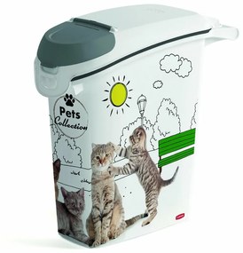 Pojemnik na żywność Curver, wzór kota, 23 l / 10kg, 10 l