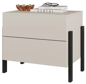 Szafka nocna JUKON 2S 55cm kaszmirowa HELVETIA
