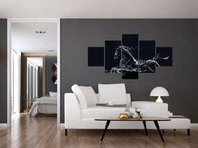 Obraz - Koń i woda (125x70 cm)