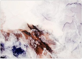 Obraz na szkle - Fioletowy marmur N⁰1 (70x50 cm)