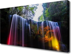 Obraz na płótnie Dziki Wodospad Górski