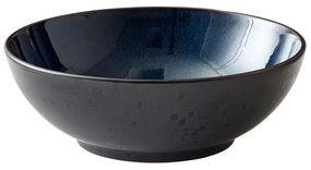 Czarno-niebieska kamionkowa misa ø 30 cm Gastro Dark Blue/Black – Bitz