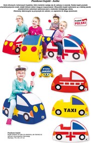 Dziecięcy bujak piankowy Taxi