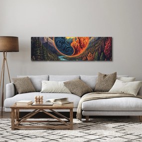 Obraz - Żywioły (170x50 cm)