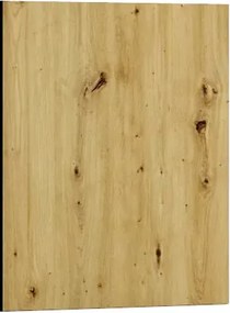 Front zmywarki z panelem odkrytym 45 cm dąb artisan H1-P79