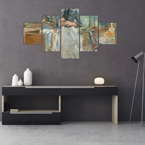 Obraz - Berthe Morisoti, In the Dining Room, reprodukcje (125x70 cm)