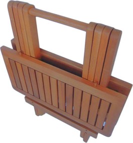 Stolik ogrodowy z litego drewna akacjowego 50x50 cm Cleveland – Garden Pleasure