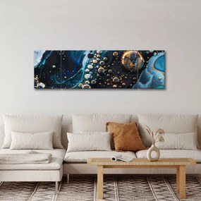 Obraz - Krople atramentu (170x50 cm)