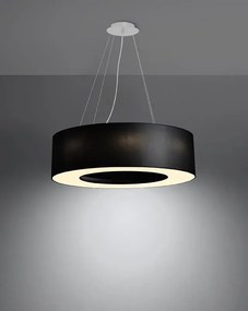 Żyrandol SATURNO 70 czarny/biały SOLLUX  LIGHTING
