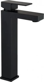 Mexen Cube bateria umywalkowa wysoka, czarna - 72910-70