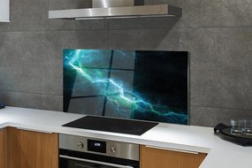 Panel szklany do Kuchni Elektryzująca Głębia Fraktali