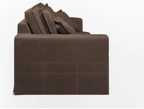 Ciemnobrązowa sofa 196 cm Nora – Ropez