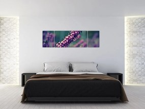 Obraz fioletowego kwiatu (170x50 cm)