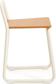 Beżowe metalowe krzesło dziecięce Tinn – Kave Home