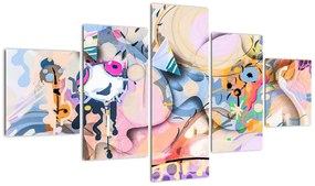 Obraz - Abstrakcja bajki (125x70 cm)