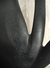 PROMOCJA Czarny plastikowy krzesło KATO II. jakość