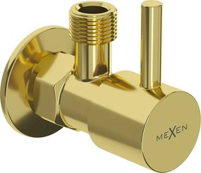 Mexen R1 zawór kątowy do baterii 1/2"x3/8", złoty - 79970-50