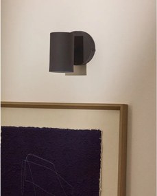 Czarny metalowy kinkiet Manie – Kave Home