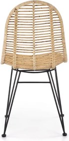 Krzesło do jadalni z rattanu naturalnego K337