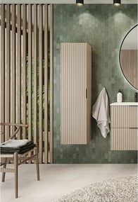 Słupek łazienkowy ryflowany FLOW 136 cm kaszmir