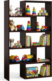 Rozsuwany regał na zabawki wenge R2-S84