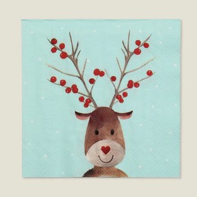Serwetki świąteczne Reindeer Dots 20 szt.