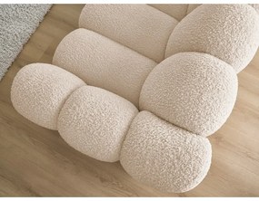 Jasnobrązowa sofa z materiału bouclé 232 cm Hippolyte – Bobochic Paris