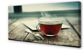 Obraz na płótnie Chwila z Ciepłą Herbatą