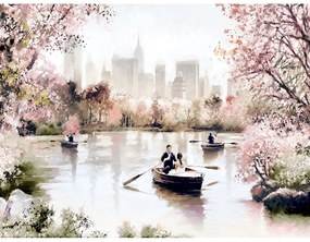 Obraz Styler Canvas Romantic Lake, 85x113 cm