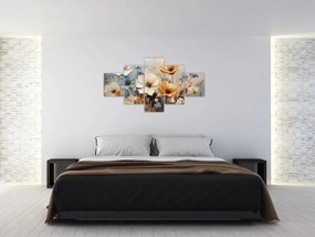 Obraz - Bukiety, malarstwo (125x70 cm)