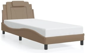 Łóżko jednoosobowe z oświetleniem led cappuccino 90x200 C0-H51