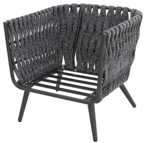 RIVA EXPERT antracyt/szary - zestaw ogrodowy aluminiowy