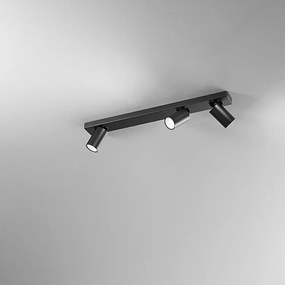 Kinkiet LED ODDY, regulowany, okrągły, czarny, 3xGu10, Perenz