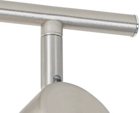 Nowoczesna lampa sufitowa stalowa 2-punktowa regulowana - Jeana